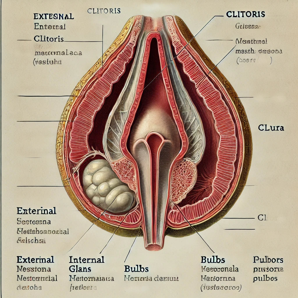 CLITORIS, FEMALE PENIS, anatomie, clitoris